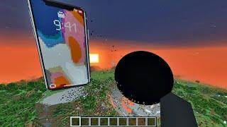 Black Hole Eats Giant Iphone Minecraft