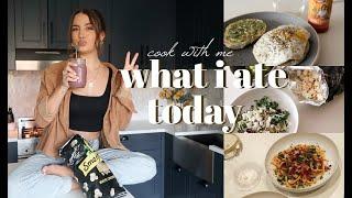 WHAT I ATE TODAY | Cook With Me!