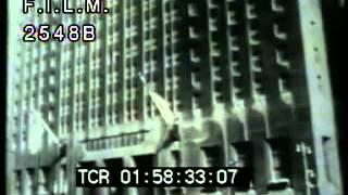 Vintage Waldorf Astoria Hotel (stock footage / archival footage)