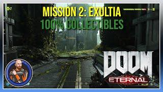 DOOM Eternal / Mission 2 Exultia / 100% Collectibles