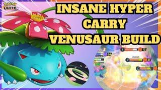 HYPER CARRY PETAL DANCE VENUSAUR is INSANE!!｜Pokémon Unite