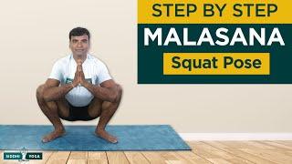 Malasana (Squat or Garland Pose) Benefits, How to Do & Contraindications by Yogi Ritesh