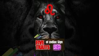 5 Traits Of Zodiac Sign LEO #leo #horoscope #zodiac #shorts #astrology