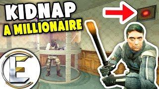 Caged A Millionaire! - Gmod DarkRP Kidnapper (Ask For An Interview And Then Put Them In Cages)