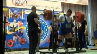 Svistunov Volodymyr 120+ record of Ukraine 450 kg SQUAT!!!!