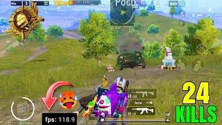 Xiaomi Poco X3 Pro 90 FPS Test Fps Meter  PUBG MOBILE 2021 | 24 KILLS! | 4 FINGER + FULL GYRO! #13