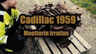 Rataspää Jakso 23 / 1959 Cadillac moottorin irroitus