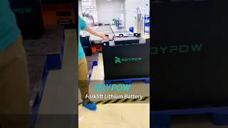 ROYPOWER Forklift Lithium Batteries – High Power, Low Cost, Big Savings! #roypow #lithiumbattery