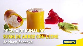 Receta original de sushi de arroz con leche de Mario Sandoval