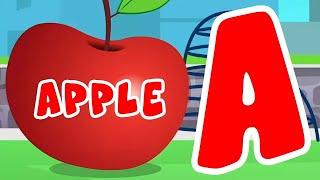 A For Apple B For Ball C For Cat|English Alphabet For Kids|Phonics Sound|Abcd|Alphabet Vocabulary