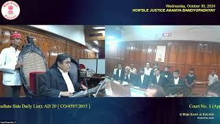 30 October 2024 | Court No. 3 | Live Streaming of the Court proceedings.