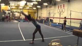 Rebound backhandspring drill