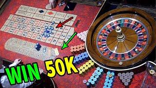 BIGGEST WIN  50 K IN ROULETTE BET SHIPS 100 $ ️2024-01-30