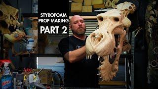 Styrofoam Prop Making Part 2: Hard Coating, Painting & Assembling - TRAILER