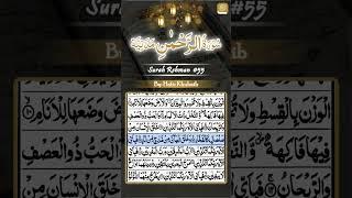 Surah Rehman || #55 || Hafiz Khubaib || سورۃ الرحمٰن