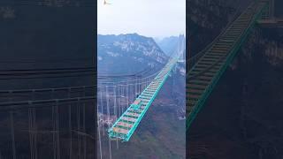 HIGH-SPEED ACCESS BRIDGE 2025 || HUAJIANG CANYON BRIDGE #engineering #bridge #construction #highway