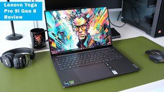 Lenovo Yoga Pro 9i Gen 8 Review (Intel i7-13705H, 16" 3.2K Mini-LED, RTX 4060)