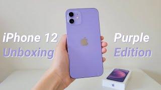 Purple iPhone 12 Unboxing  | My Sister's FIRST Phone!