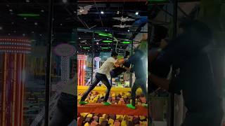 Lucknow’s Sky Jumper Trampoline Park! || Had A Blast!!||Tania Jaiswal #trampolinefun #ytshortsindia