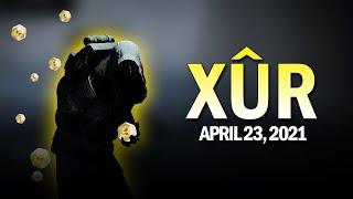 Xur Location, Exotics & Exotic Cipher Quest 4-23-21 / April 23, 2021 [Destiny 2]