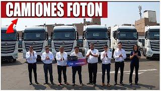 Entrega de flota de camiones FOTON a 'JP Logística' | Tracto Camiones USA