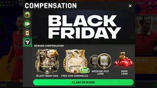 FREE 2X COMPENSATION!! 105 RATED RONALDINHO BLACK FRIDAY FC MOBILE 25 | ICON CHRONICLES FC MOBILE!