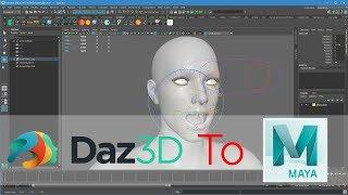 Daz3D to Maya Auto Facial Rig Script | Genesis 3 / Genesis 8