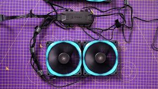 Antec Fusion RGB fan setup and wiring guide