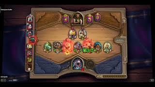 Hearthstone. Мутанус Пожиратель, тест. 1 место. Солянка против лича с 4 попугаями, 4 волками