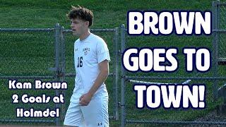 Howell 4 Holmdel 2 | HS Boys Soccer | Kam Brown 2 Goals