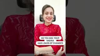 Does your vagina change with your age???#gynaecologist #doctor #vagina