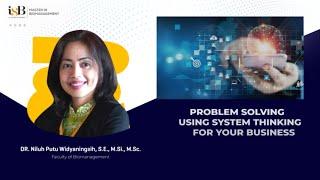 Problem Solving Using System Thinking for Your Business | iSB Master in Biomanagement