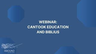 Webinar   Cantook Education and Biblius