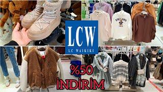 lc waikiki de %50 indirim‼️‼️ kırmızı etiketli ürünlerde ‼️ kıyafet alışverişi | kışlık kıyafetler