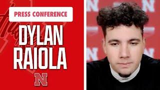 Nebraska football QB Dylan Raiola chats with the media ahead of bowl game vs. Boston College I GBR