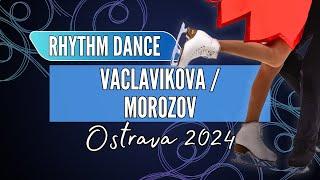 Aneta VACLAVIKOVA / Ivan MOROZOV (SVK) | Junior Ice Dance Rhythm Dance | Ostrava 2024