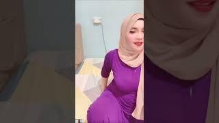 Bigo live goyang di kasur jilbab coklat, cewek cantik viral hot menarik #cantik #hidup #bigo #cewek