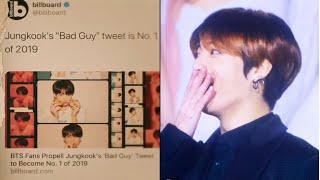 BTS & IDOLS reaction to Jungkooks fan made ads in KBS Gayo Daechukje 2019