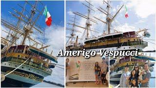 Family 1st Time Touring the WORLD'S MOST BEAUTIFUL SHIP, AMERIGO VESPUCCI!