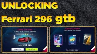 Asphalt 9 - Unlocking Ferrari 296 GTB
