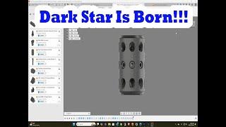 Dark Star Experimental Radial Antenna , Ground Plane 1/4 wave Concept CB 11m DX machining Part 1