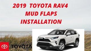 2019 Toyota Rav 4 mudflaps installation,