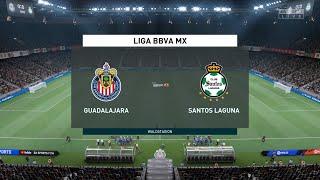  Guadalajara vs Santos Laguna - Mexico Liga MX Clausura 2021/2022 | 06/03/2022 | Gameplay