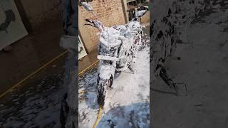 Bike Foam Wash #youtubeshorts #Radha Washing centre #trending #shorts