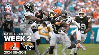 Cleveland Browns vs. Jacksonville Jaguars | 2024 Week 2 Game Highlights