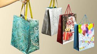 ⭐ Don't buy gift bags anymore! Amazing Sewing Trick for Reversible Gift Bags (Part #59)