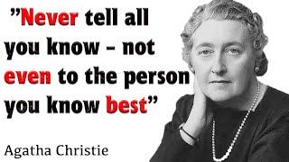 Wise Quotes by Agatha Christie | Best Aphorisms and Sayings