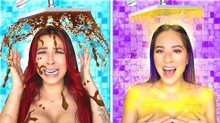 BUENA SUERTE vs MALA SUERTE  *Momentos graciosos y embarazosos* | Karla Bustillos