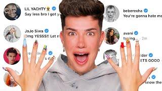 My Friends Pick My CRAZY Nail Designs! 