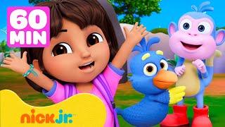 Даша | Спасение и Приключения Детенышей с Дорой! #3  60 Минут | Nick Jr. Cyrillic